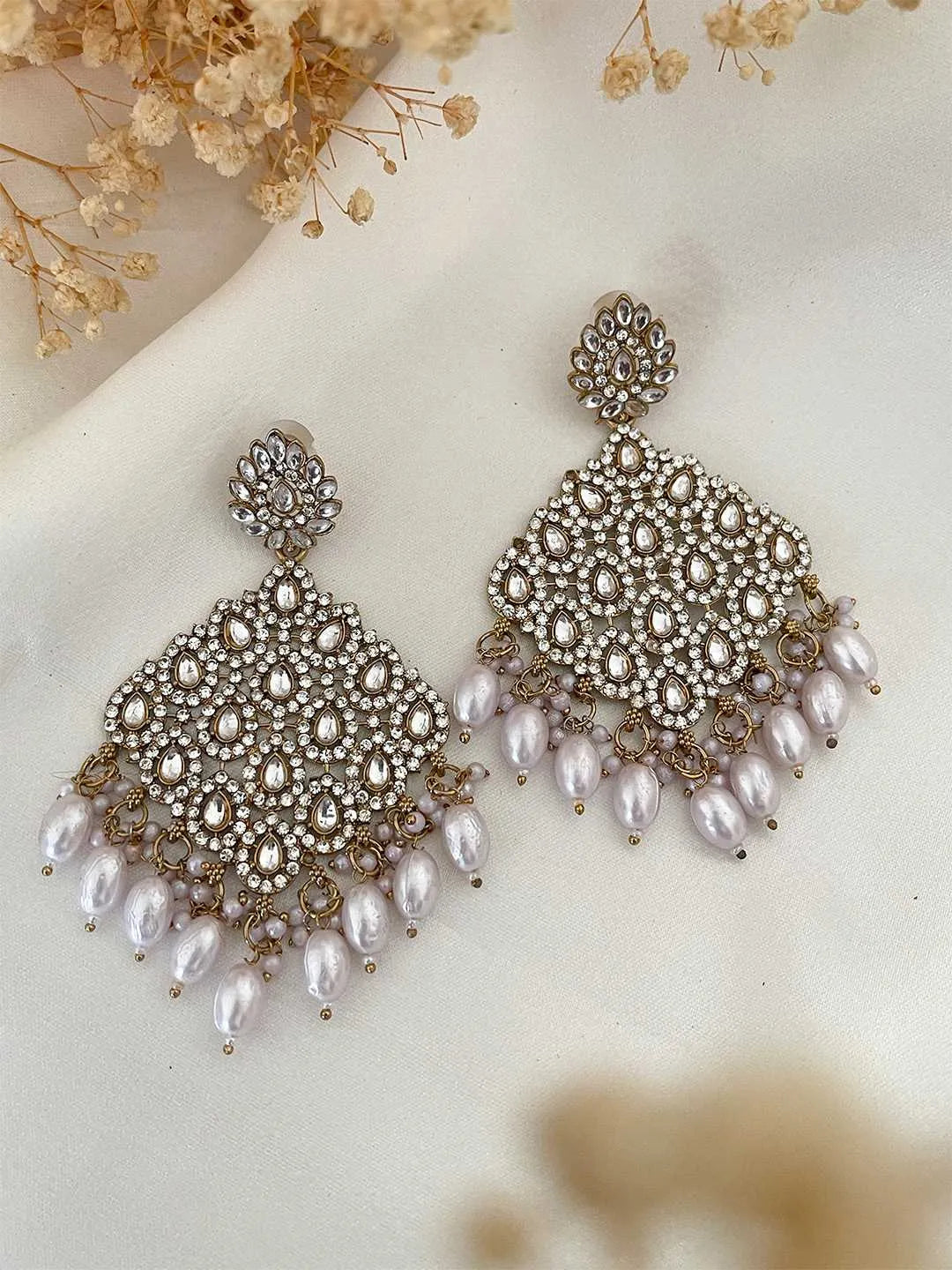 Ishhaara Statement Chandbali Earrings