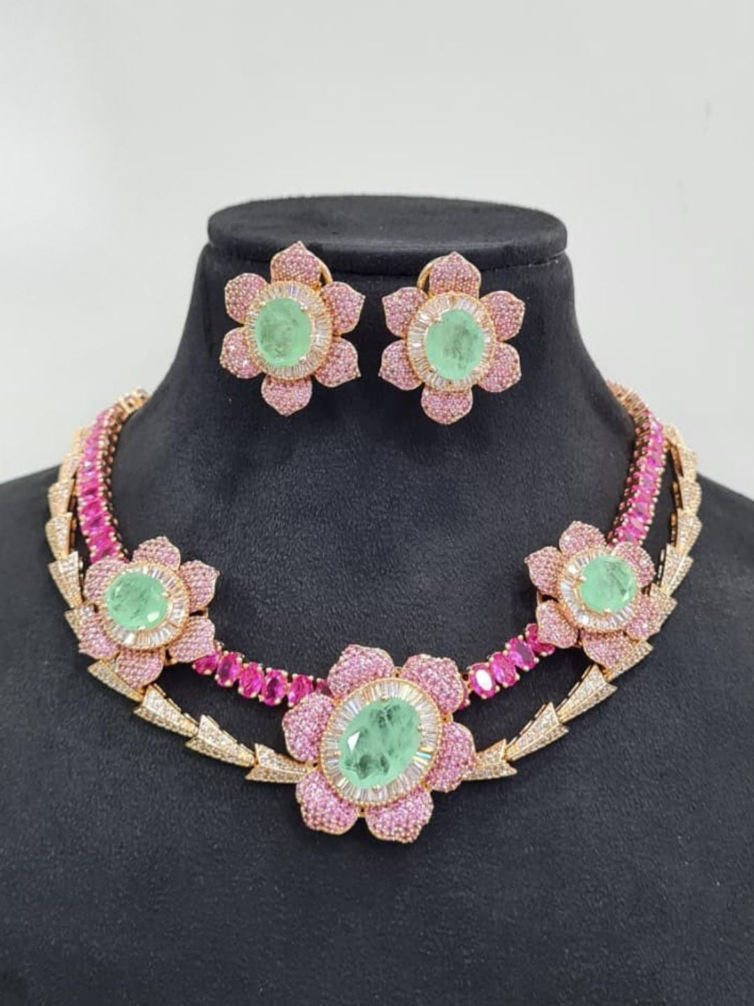 Ishhaara Statement Cocktail Choker Necklace