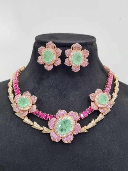 Ishhaara Statement Cocktail Choker Necklace