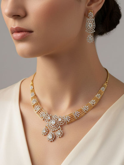 Ishhaara Statement Hasli Choker Necklace