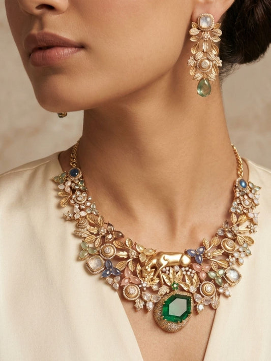Ishhaara Statement Navira Necklace