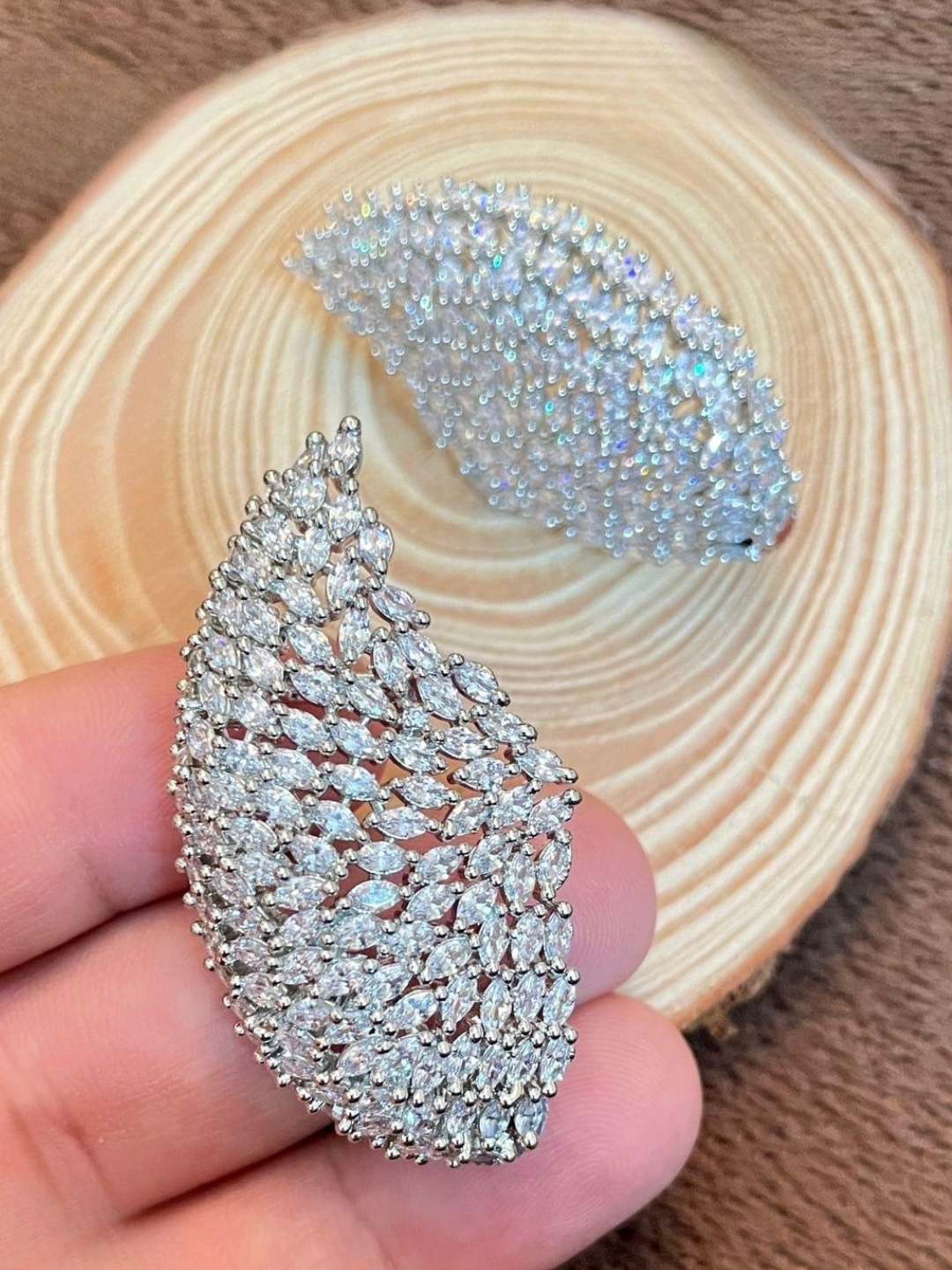 Ishhaara Statement New Swarovski Ear Cuff