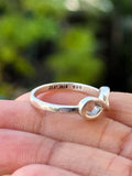 Ishhaara Sterling Silver Infinity Ring