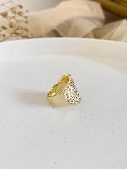 Ishhaara Sterling Stone Studded Ring