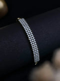 Ishhaara Stone Studded Bangle Style Bracelet