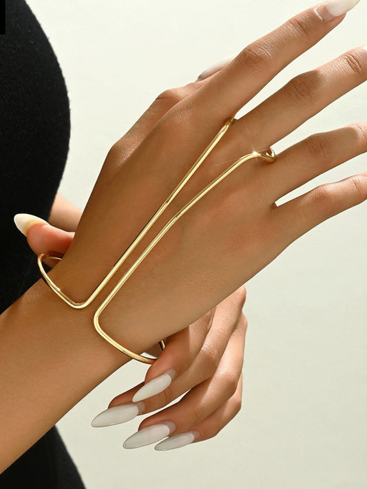 Ishhaara Stunning Gold Plated Hand Wrap Bangle