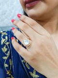 Ishhaara Stylish Look Kundan Ring