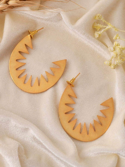 Ishhaara Sun Burst Hoop Earring