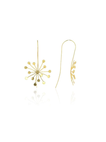 Ishhaara Sun Burst Long Hook Earring