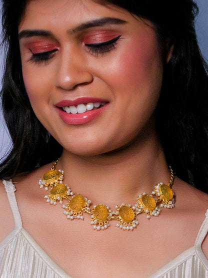 Ishhaara Sunela Choker Yellow