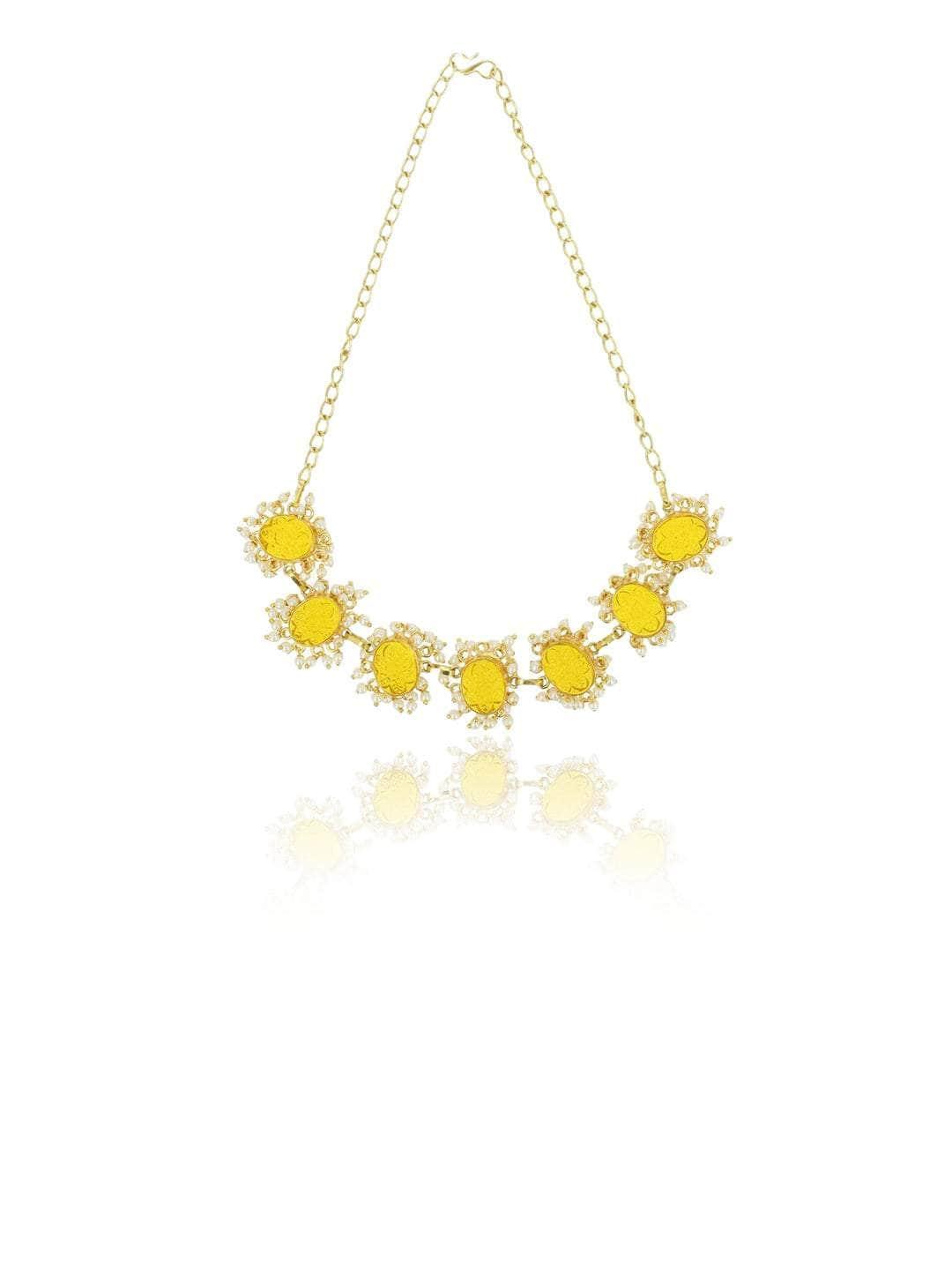 Ishhaara Sunela Choker Yellow