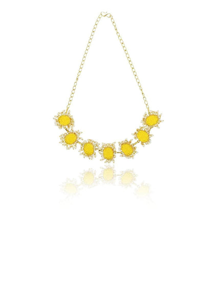 Ishhaara Sunela Choker Yellow