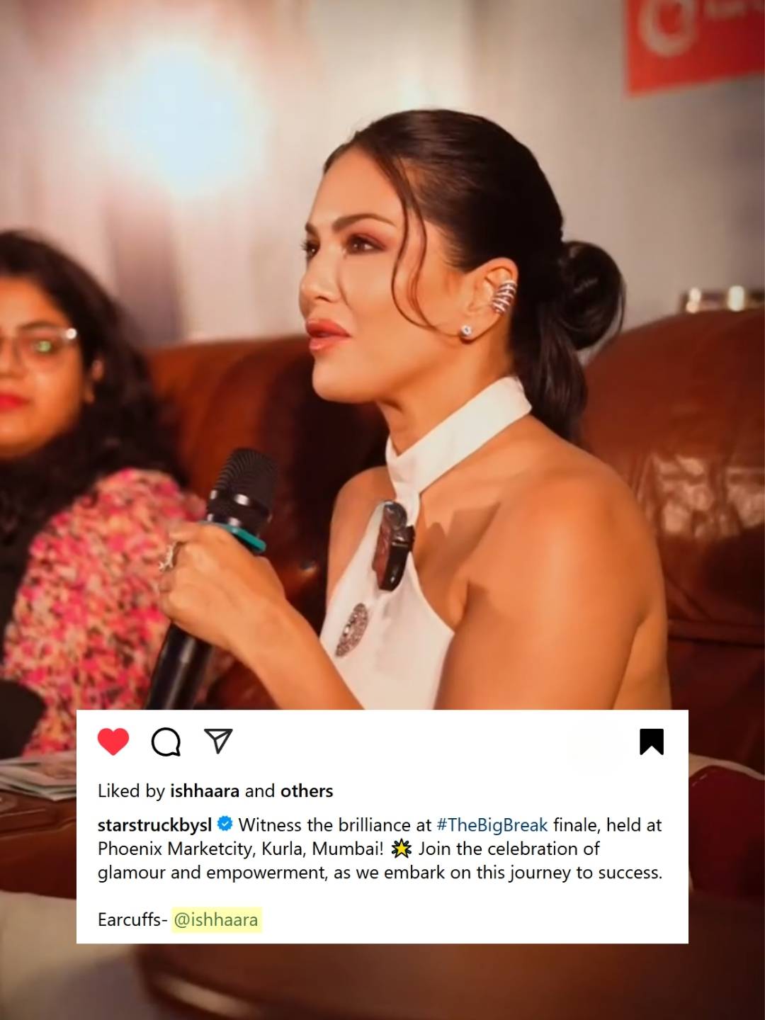 Ishhaara Sunny Leone In Double Dynamite Ear Cuff