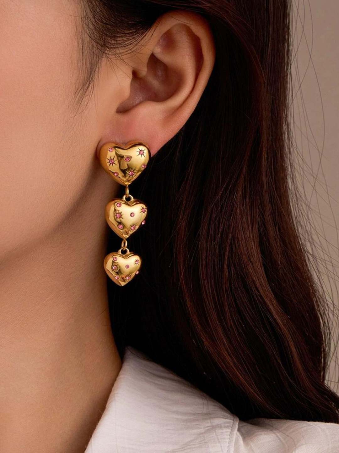 Ishhaara Sweetheart Dangling Earrings