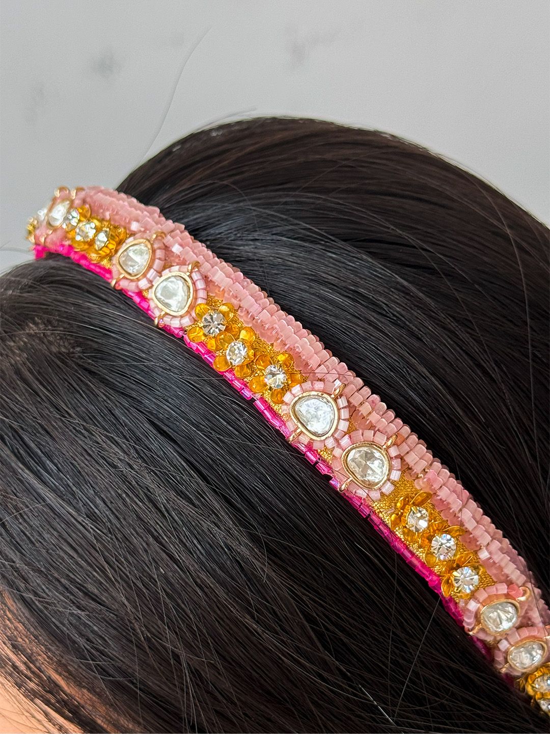 Ishhaara Thread Embroidered Multicolour Hairband