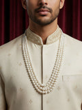 Ishhaara Three Line Pearl Mala