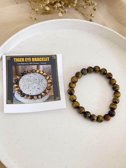 Ishhaara Tiger Eye Crystal Bracelet