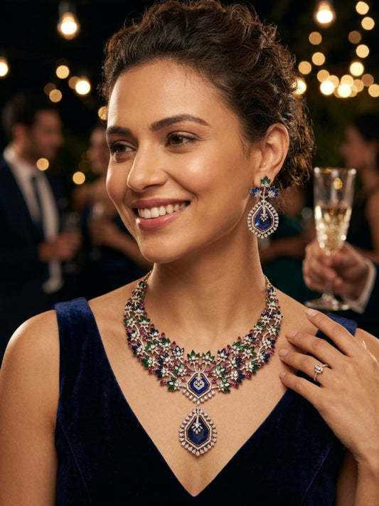 Ishhaara Timeless Precious Stone Studded Choker
