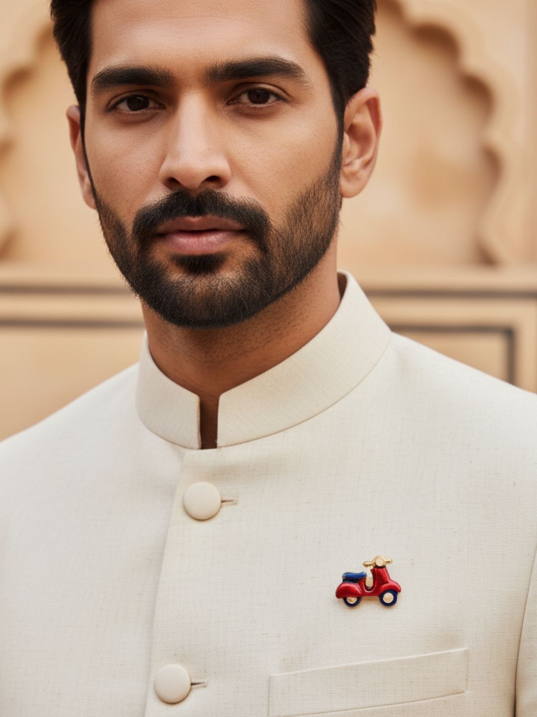 Ishhaara Tiny Scooter Brooch