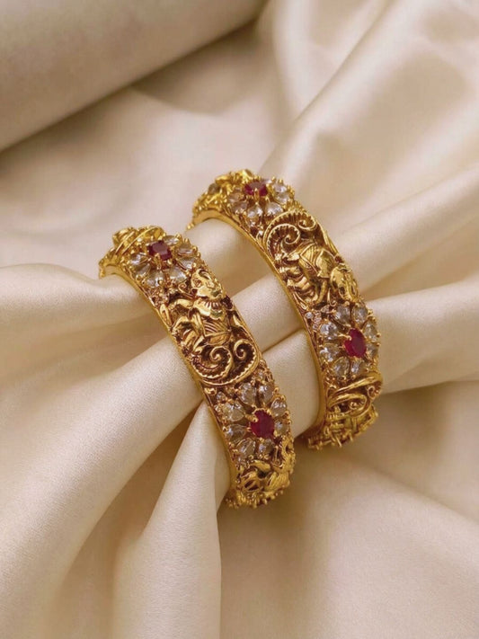 Ishhaara Traditional Ad Temple Kada Bangles