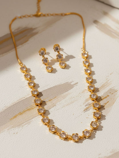 Ishhaara Traditional Attigai Necklace Set