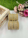 Ishhaara Traditional Bridal Jewellery Gold Plated Chooda Bangles