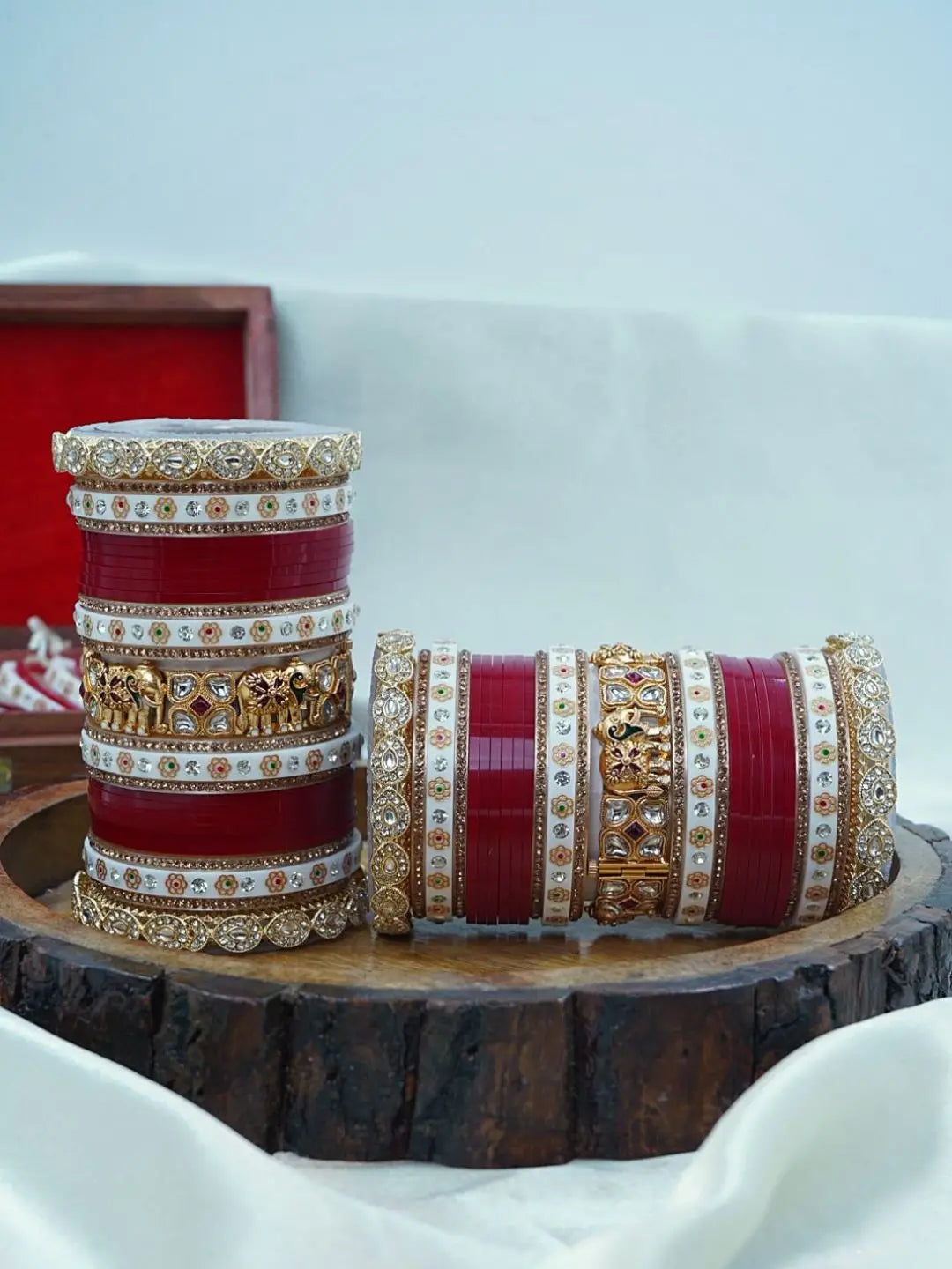 Ishhaara Traditional Elephant Shaped Bridal Chooda