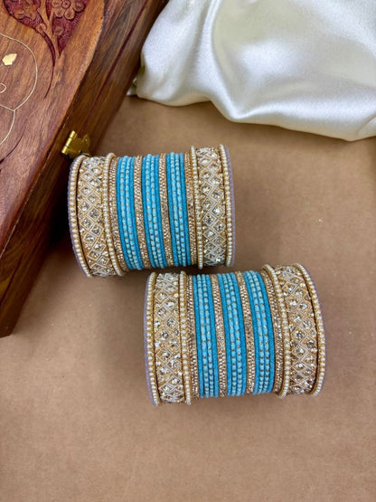 Ishhaara Traditional Fancy Cubic Zirconia Bangles