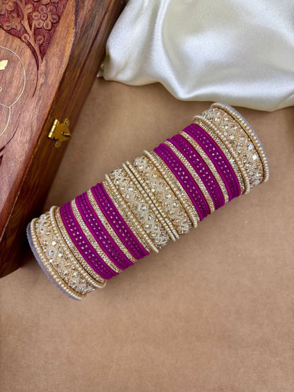 Ishhaara Traditional Fancy Cubic Zirconia Bangles