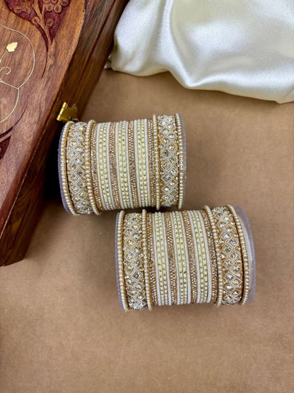 Ishhaara Traditional Fancy Cubic Zirconia Bangles