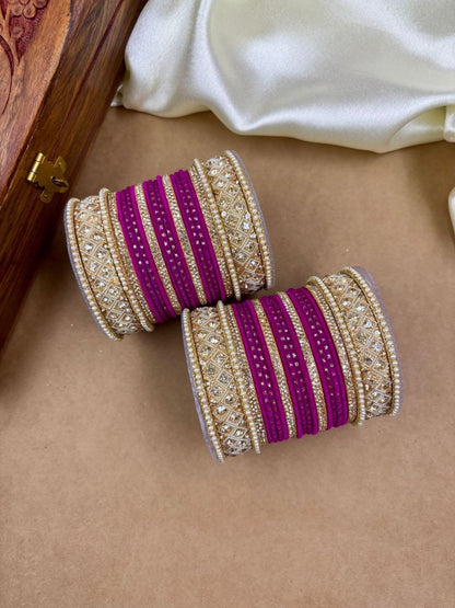 Ishhaara Traditional Fancy Cubic Zirconia Bangles