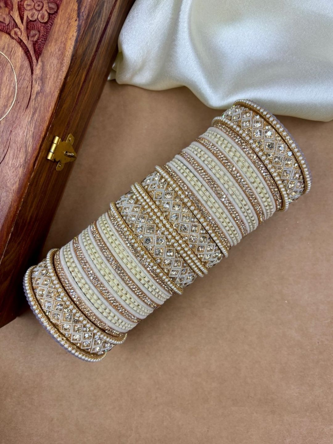 Ishhaara Traditional Fancy Cubic Zirconia Bangles