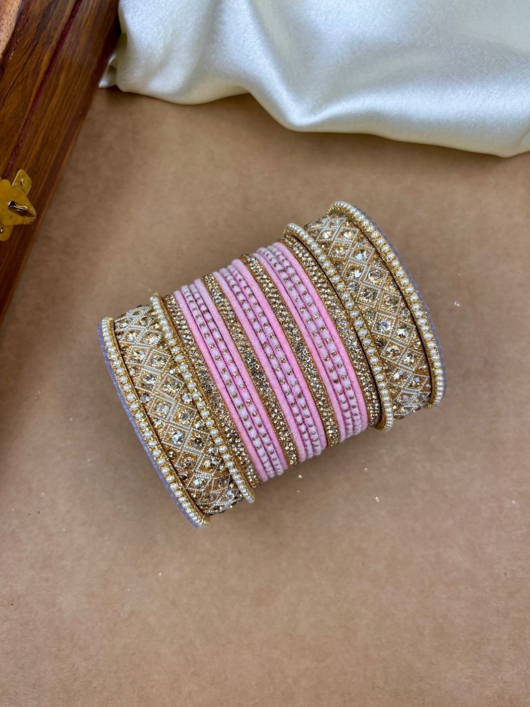 Ishhaara Traditional Fancy Cubic Zirconia Bangles