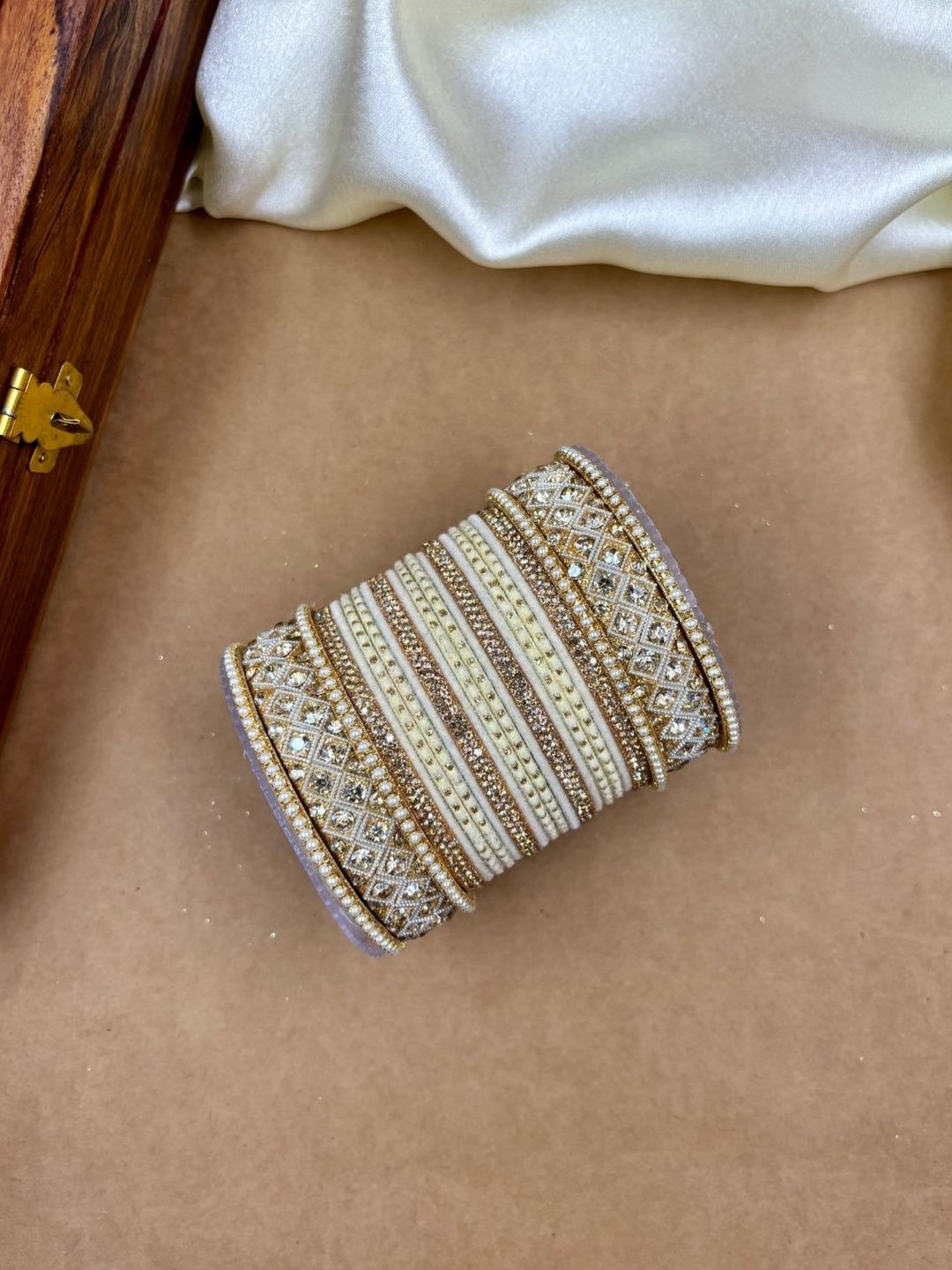 Ishhaara Traditional Fancy Cubic Zirconia Bangles