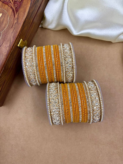 Ishhaara Traditional Fancy Cubic Zirconia Bangles