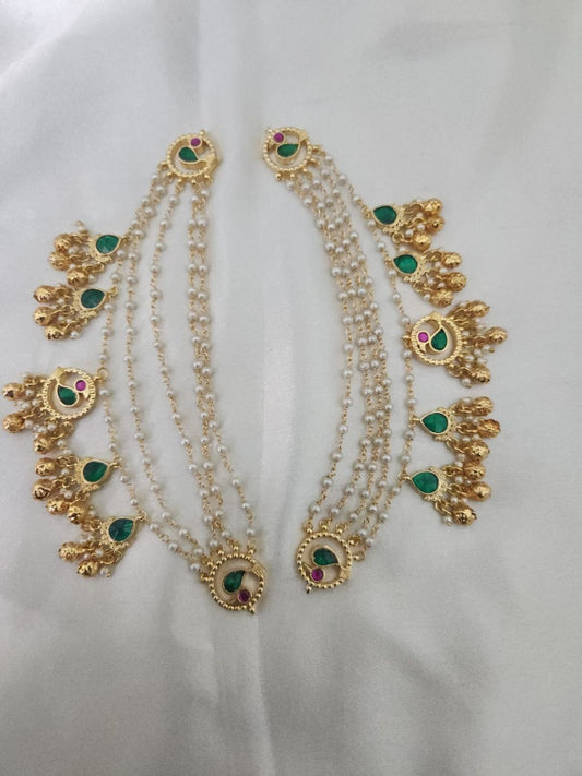 Ishhaara Traditional Handcrafted Ear Chains