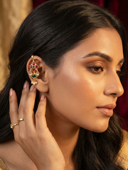 Ishhaara Traditional Jadau Kundan Bugadi Earrings