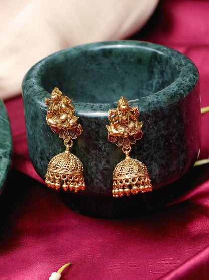 Ishhaara Traditional Mahalakshmi Bridal Necklace Set