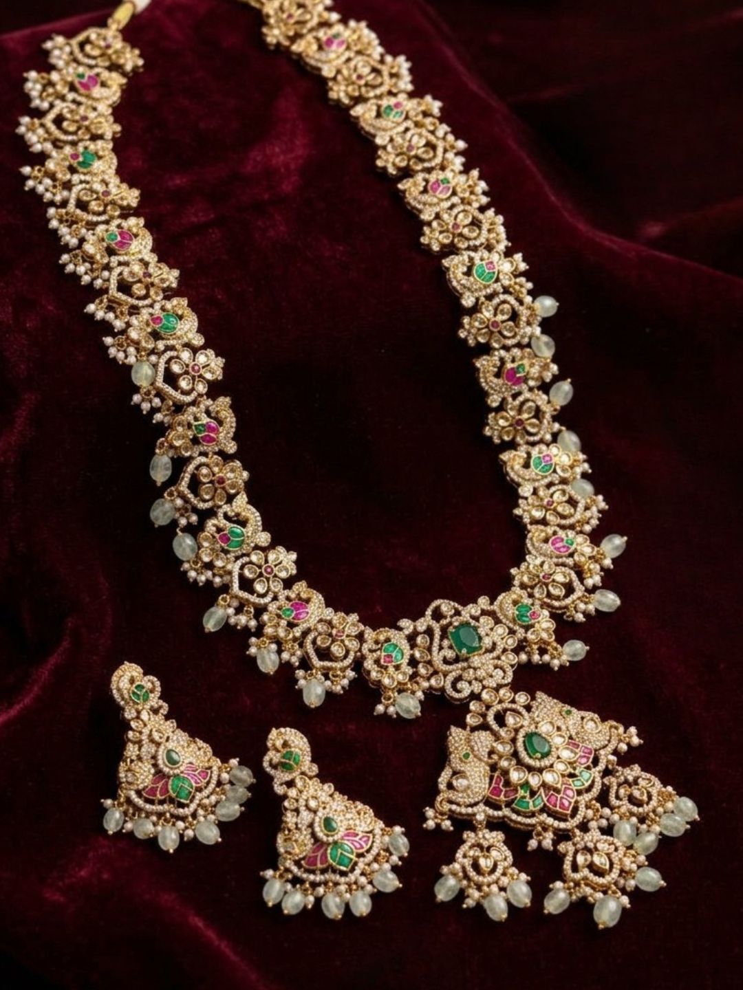 Ishhaara Traditional Nakshi Bridal Haram