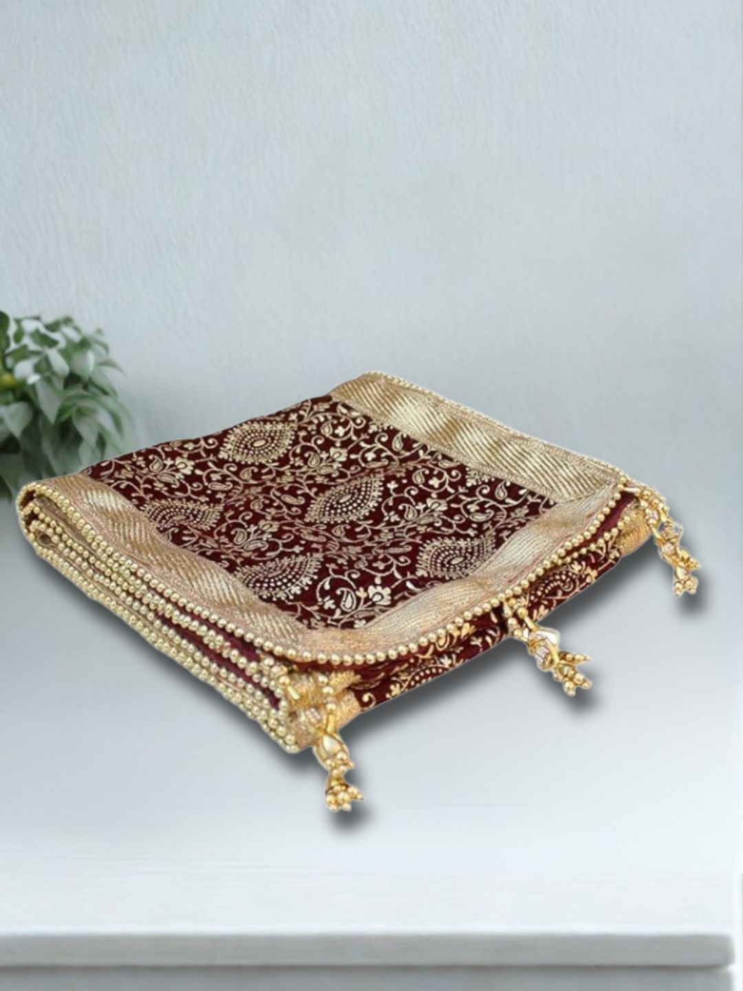 Ishhaara Traditional Printed Groom Safa Stole Set