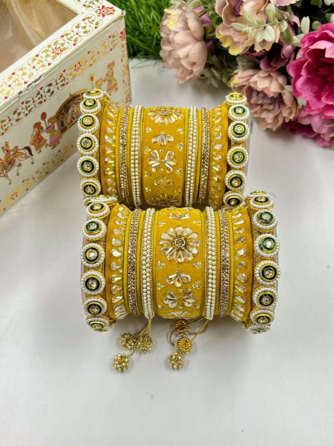 Ishhaara Traditional Rajasthani Bridal Chuda Set