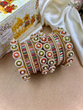 Ishhaara Traditional Rajasthani Meena Bangle Set