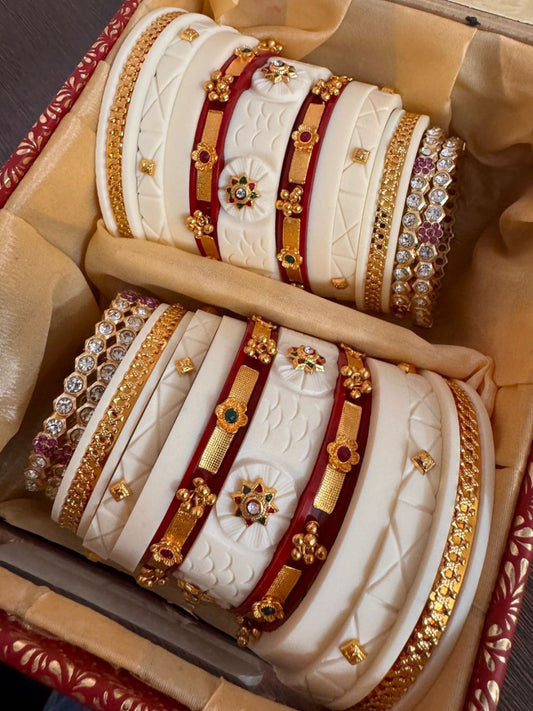 Ishhaara Traditional Rajputi Dhalu Bridal Chooda
