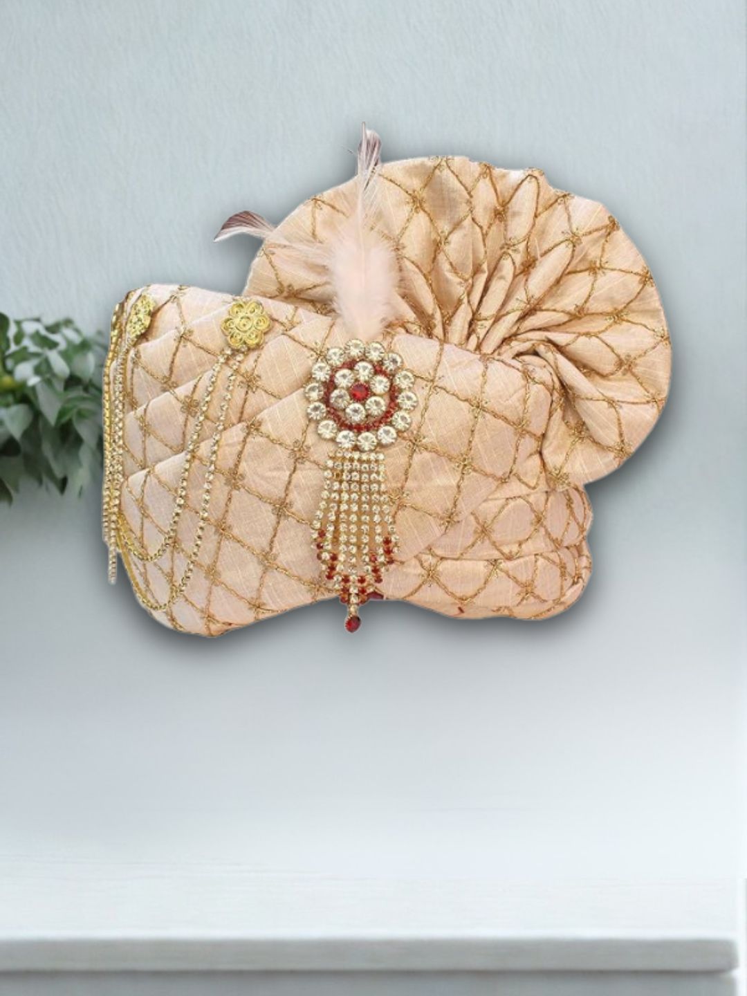 Ishhaara Traditional Readymade Groom Head Safa