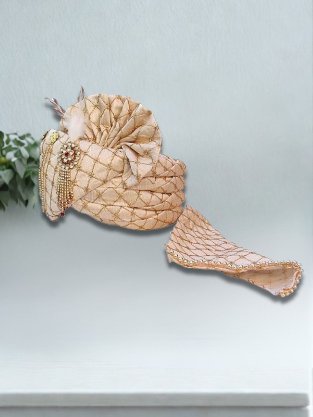 Ishhaara Traditional Readymade Groom Head Safa