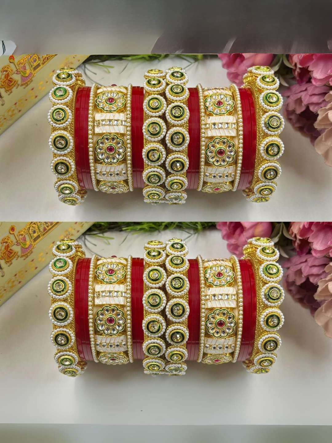 Ishhaara Traditional Red Punjabi Bridal Chooda