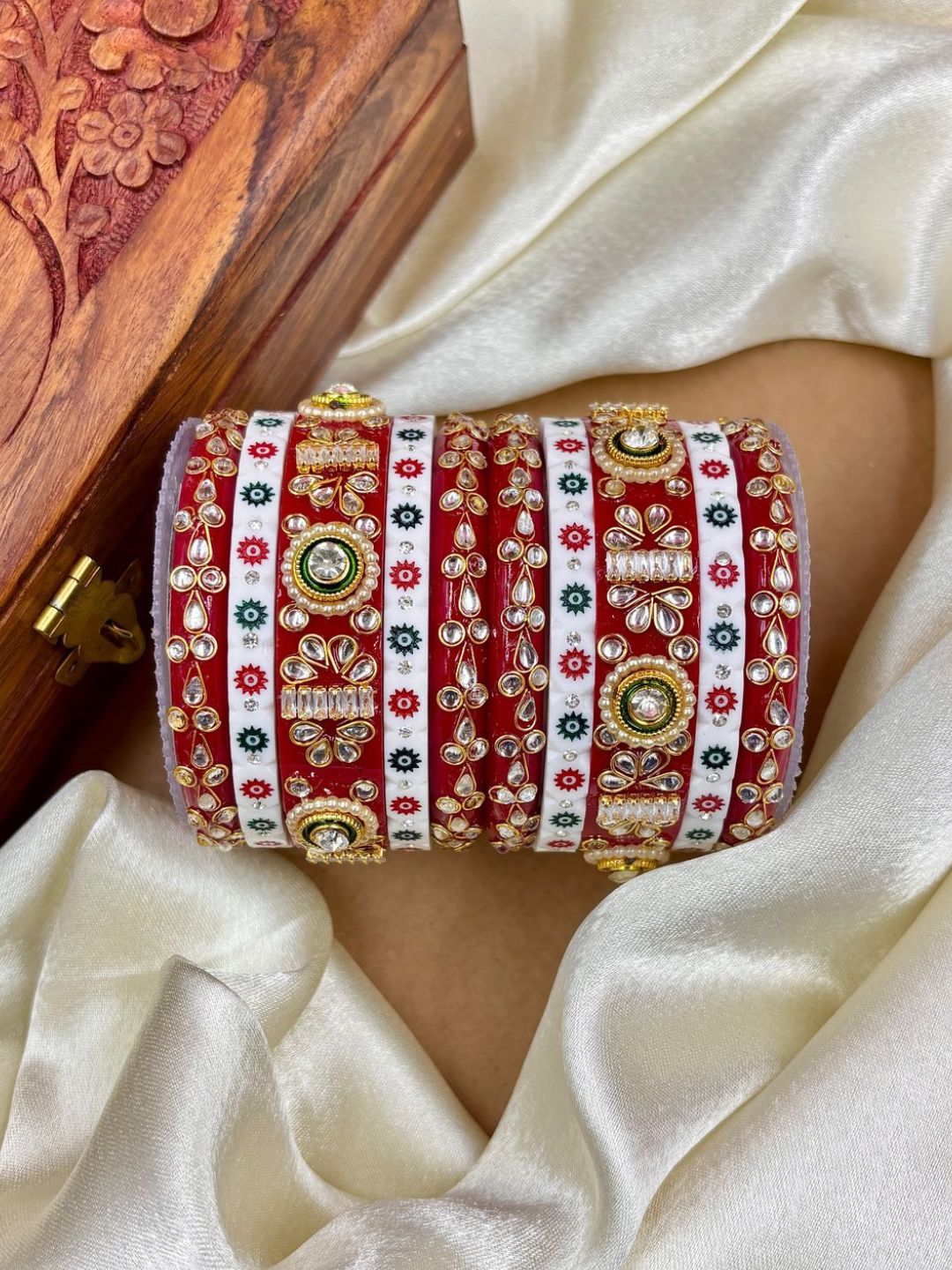Ishhaara Trending Kundan Pearl Wedding Chooda