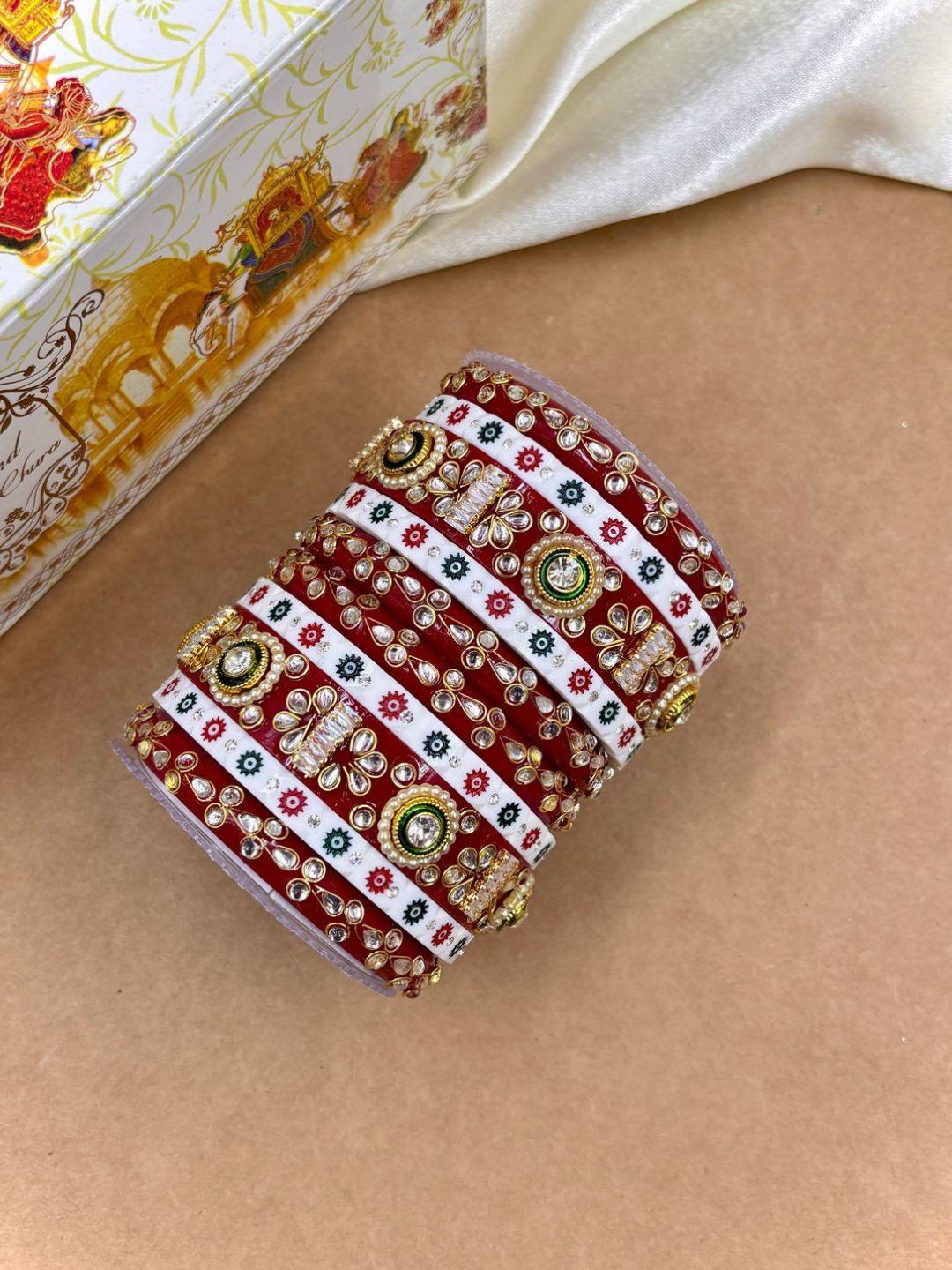 Ishhaara Trending Kundan Pearl Wedding Chooda