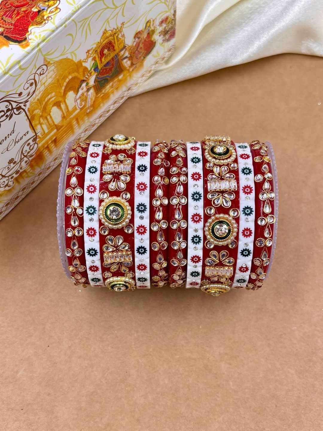 Ishhaara Trending Kundan Pearl Wedding Chooda