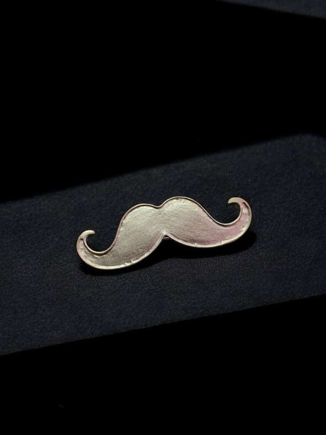 Ishhaara Trendy Moustache Brooch